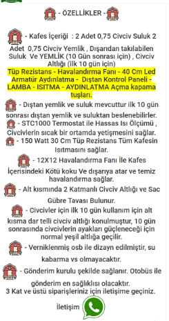 Civciv Büyütme Kafesleri Anakucağı İstanbul Süs TAVUKLARI Civciv Büyütme Kafesi